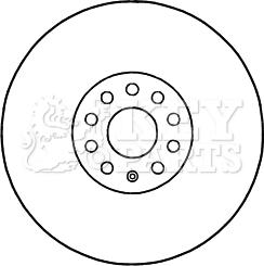 Key Parts KBD5963S - Disque de frein cwaw.fr