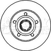 Key Parts KBD5937S - Disque de frein cwaw.fr