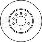 Key Parts KBD5084 - Disque de frein cwaw.fr