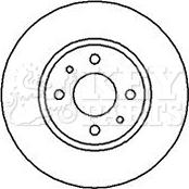 Key Parts KBD5086 - Disque de frein cwaw.fr