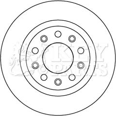 Key Parts KBD5194 - Disque de frein cwaw.fr