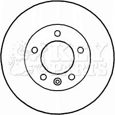 Key Parts KBD5164 - Disque de frein cwaw.fr