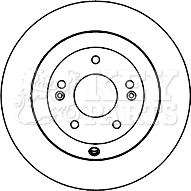 Key Parts KBD5160 - Disque de frein cwaw.fr