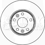 Key Parts KBD5163 - Disque de frein cwaw.fr