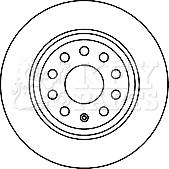 Key Parts KBD5167 - Disque de frein cwaw.fr