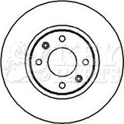 Key Parts KBD5100 - Disque de frein cwaw.fr