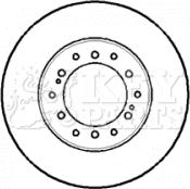 Key Parts KBD5111 - Disque de frein cwaw.fr