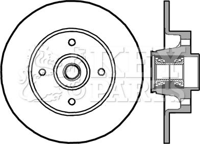 Key Parts KBD5896S - Disque de frein cwaw.fr