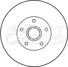 Key Parts KBD5838S - Disque de frein cwaw.fr