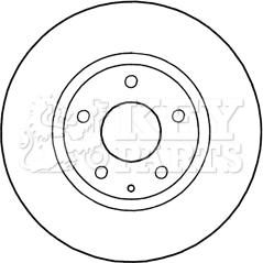 Key Parts KBD5302 - Disque de frein cwaw.fr