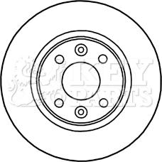 Key Parts KBD5328 - Disque de frein cwaw.fr