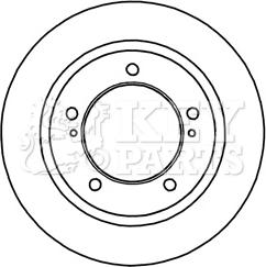 Key Parts KBD5251 - Disque de frein cwaw.fr