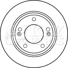 Key Parts KBD5257 - Disque de frein cwaw.fr