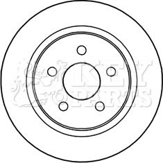 Key Parts KBD5210 - Disque de frein cwaw.fr