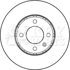 Key Parts KBD5236 - Disque de frein cwaw.fr