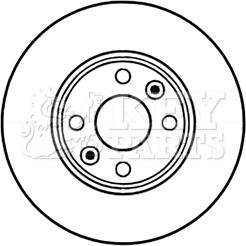 Key Parts KBD5226 - Disque de frein cwaw.fr