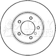 Key Parts KBD5766S - Disque de frein cwaw.fr