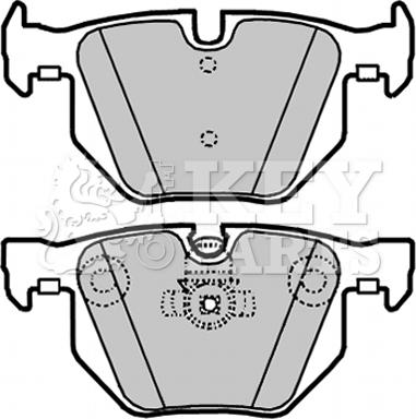 HELLA T1494 - Kit de plaquettes de frein, frein à disque cwaw.fr