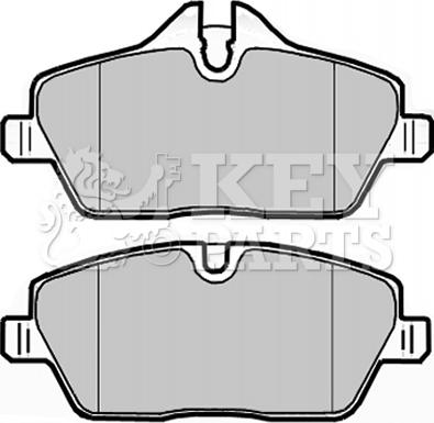 Key Parts KBP1926 - Kit de plaquettes de frein, frein à disque cwaw.fr