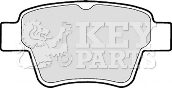 Key Parts KBP1920 - Kit de plaquettes de frein, frein à disque cwaw.fr