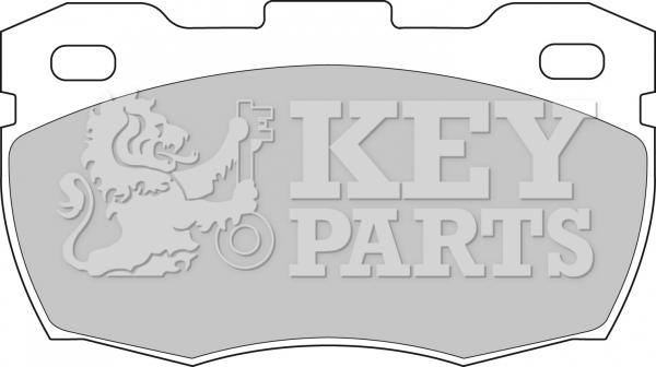 Key Parts KBP1571 - Kit de plaquettes de frein, frein à disque cwaw.fr