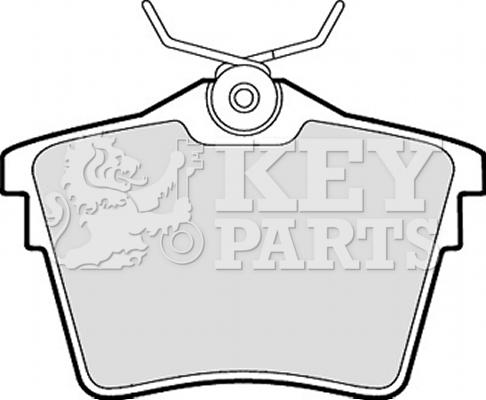 Key Parts KBP1899 - Kit de plaquettes de frein, frein à disque cwaw.fr