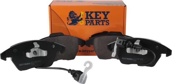 Key Parts KBP1876 - Kit de plaquettes de frein, frein à disque cwaw.fr