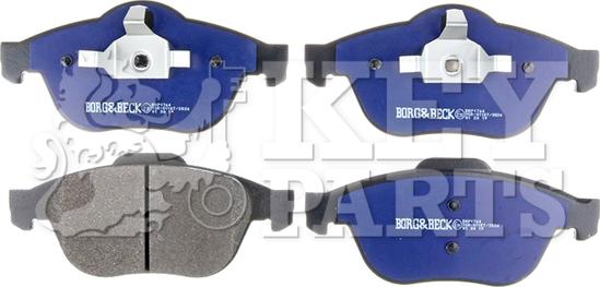 Key Parts KBP1764 - Kit de plaquettes de frein, frein à disque cwaw.fr