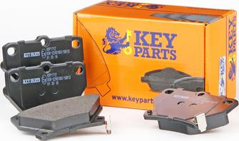 Key Parts KBP1712 - Kit de plaquettes de frein, frein à disque cwaw.fr