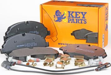 Key Parts KBP2514 - Kit de plaquettes de frein, frein à disque cwaw.fr