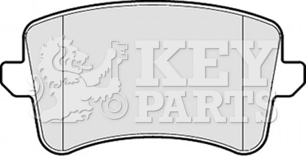 Key Parts KBP2055 - Kit de plaquettes de frein, frein à disque cwaw.fr