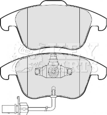 FTE 9001061 - Kit de plaquettes de frein, frein à disque cwaw.fr