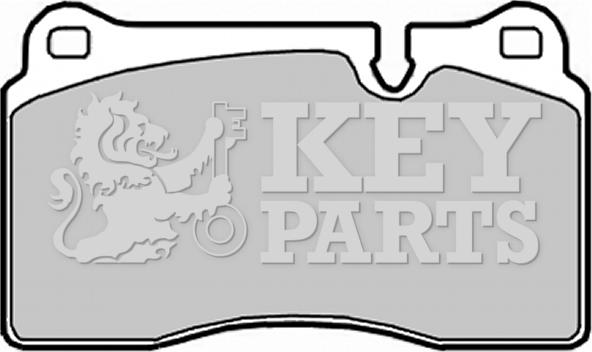 Key Parts KBP2017 - Kit de plaquettes de frein, frein à disque cwaw.fr