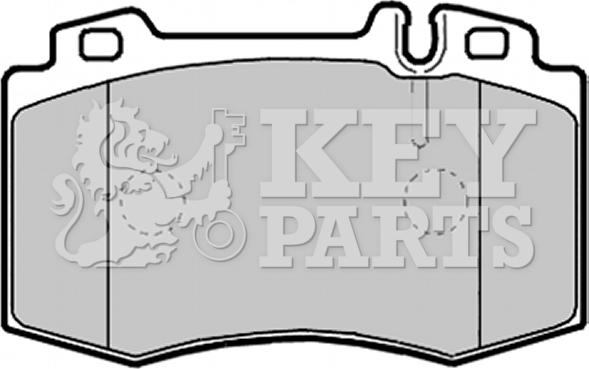 Key Parts KBP2132 - Kit de plaquettes de frein, frein à disque cwaw.fr