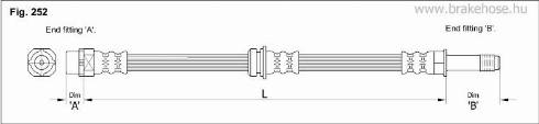 KK95KFT FT4074 - Flexible de frein cwaw.fr