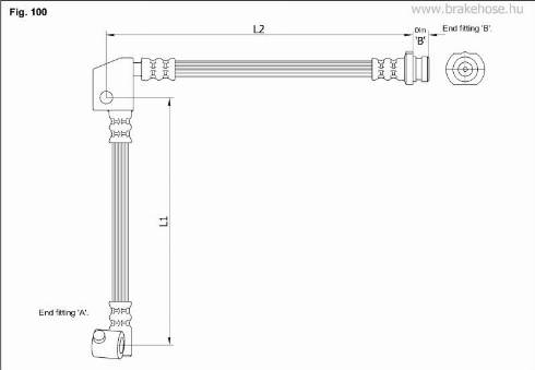 KK95KFT FT4738 - Flexible de frein cwaw.fr