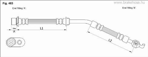 KK95KFT FT0967 - Flexible de frein cwaw.fr