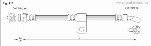 KK95KFT FT0403 - Flexible de frein cwaw.fr