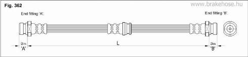 KK95KFT FT0472 - Flexible de frein cwaw.fr