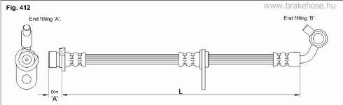 KK95KFT FT0814 - Flexible de frein cwaw.fr