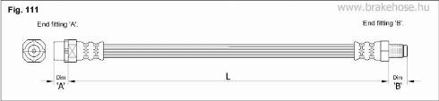 KK95KFT FT0271 - Flexible de frein cwaw.fr