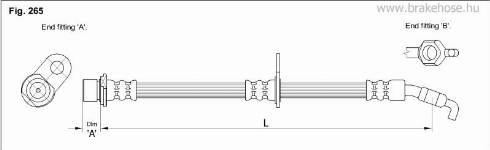 KK95KFT FT0097 - Flexible de frein cwaw.fr