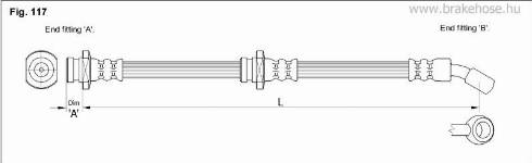 KK95KFT FT0088 - Flexible de frein cwaw.fr