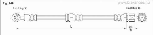 KK95KFT FT0190 - Flexible de frein cwaw.fr