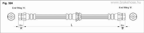 KK95KFT FT0445 - Flexible de frein cwaw.fr