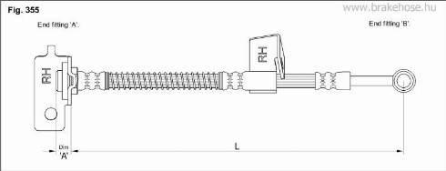 KK95KFT FT0136 - Flexible de frein cwaw.fr