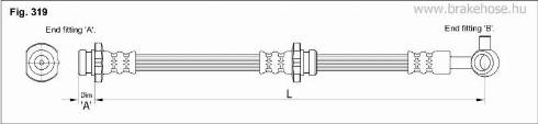 KK95KFT FT0132 - Flexible de frein cwaw.fr