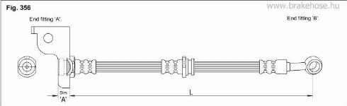 KK95KFT FT0139 - Flexible de frein cwaw.fr