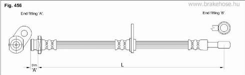 KK95KFT FT0853 - Flexible de frein cwaw.fr