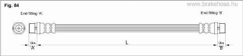 KK95KFT FT0329 - Flexible de frein cwaw.fr